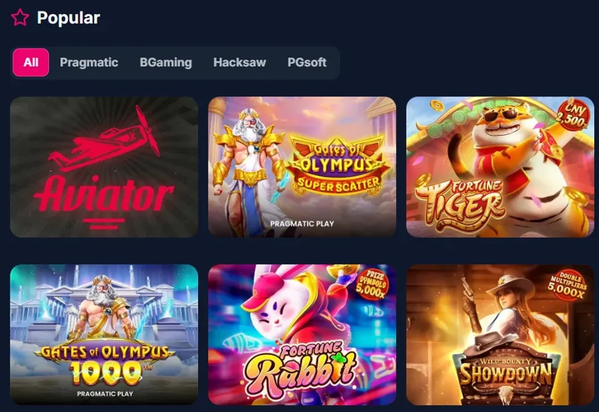 Популярные игры в Lukkly: Aviator, Gates of Olympus, Fortune Tiger, Fortune Rabbit и Showdown